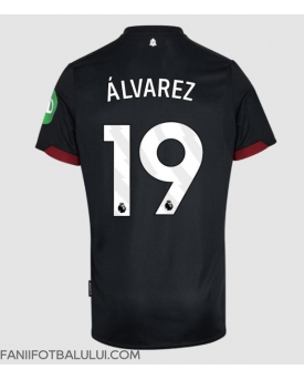 West Ham United Edson Alvarez #19 Tricou Fotbal Replică 2024-25 Barbati Deplasare